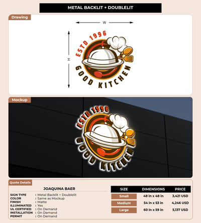 CUSTOM MOCKUP SIGN FOR Joaquina Baer