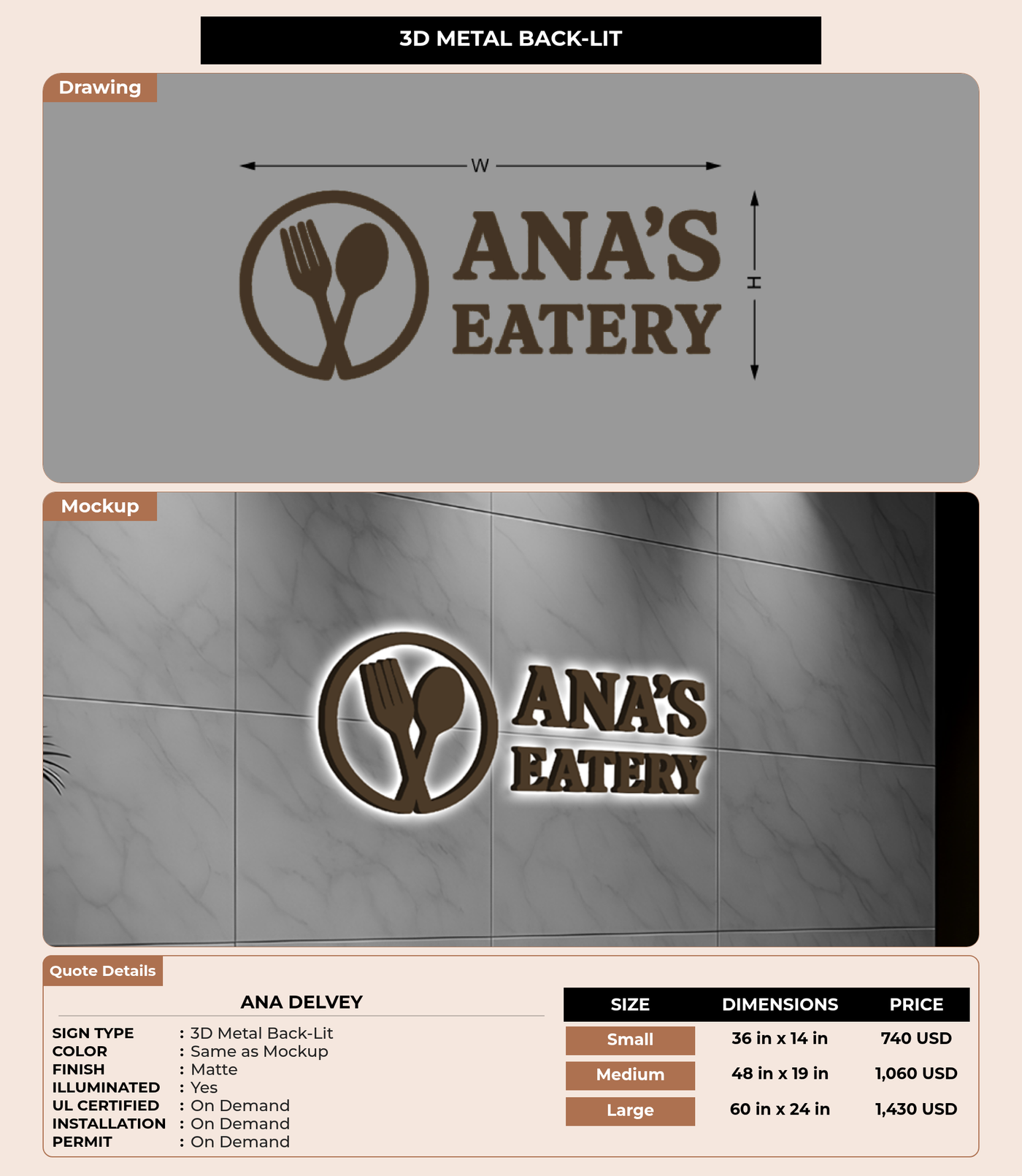 CUSTOM MOCKUP SIGN FOR ana delvey