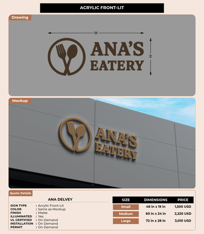CUSTOM MOCKUP SIGN FOR ana delvey