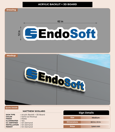 CUSTOM MOCKUP SIGN FOR Matthew Scolaro