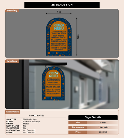 CUSTOM MOCKUP SIGN FOR Rinku patel