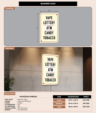 CUSTOM MOCKUP SIGN FOR moazzam sheraz