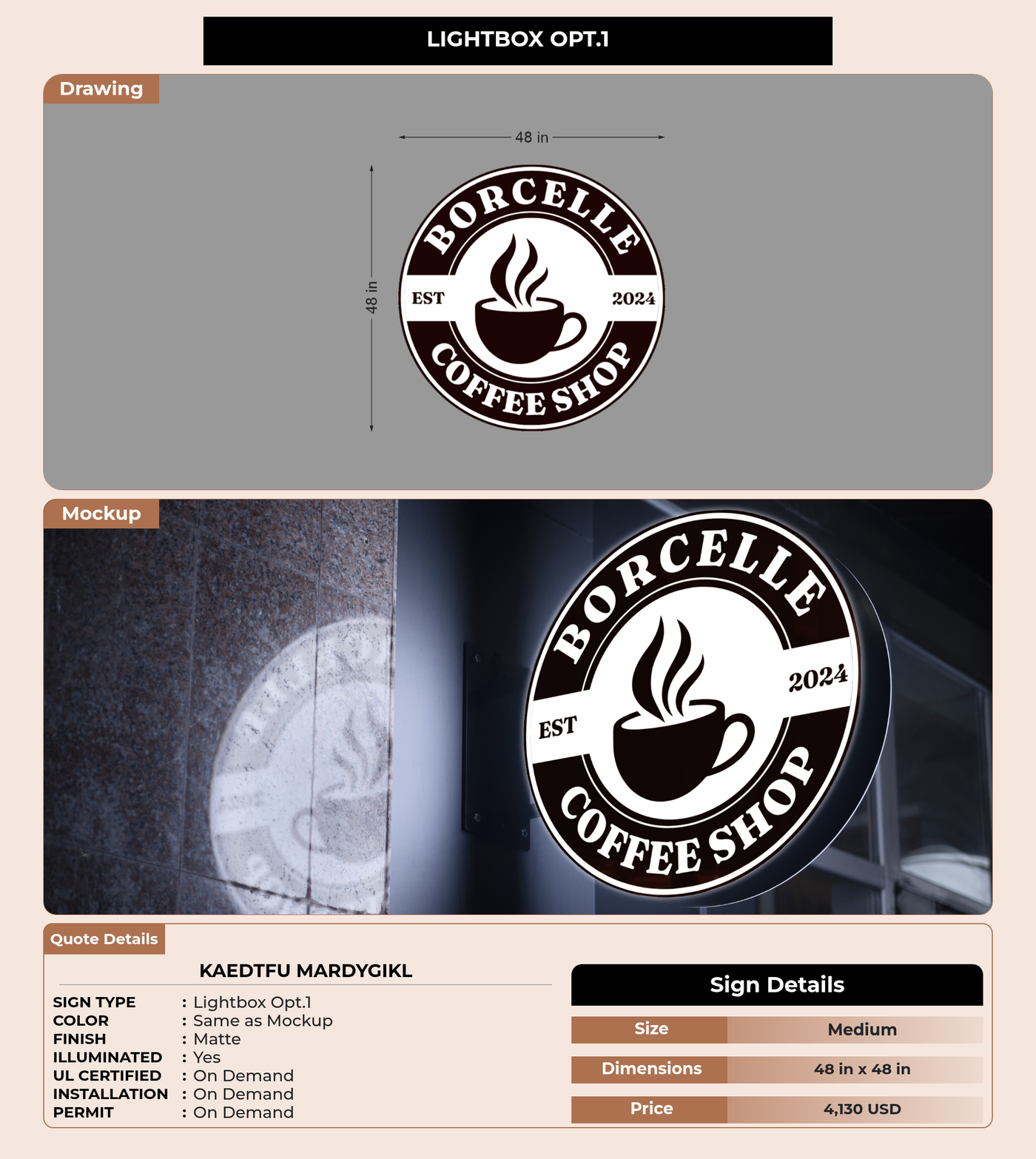 CUSTOM MOCKUP SIGN FOR Kaedtfu mardygikl