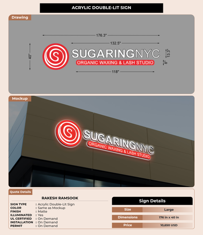 CUSTOM MOCKUP SIGN FOR RAKESH RAMSOOK