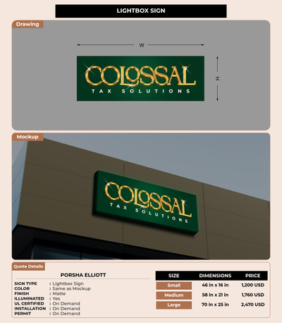 CUSTOM MOCKUP SIGN FOR Porsha Elliott