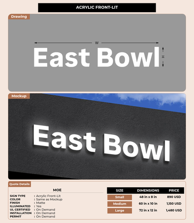 CUSTOM MOCKUP SIGN FOR Moe
