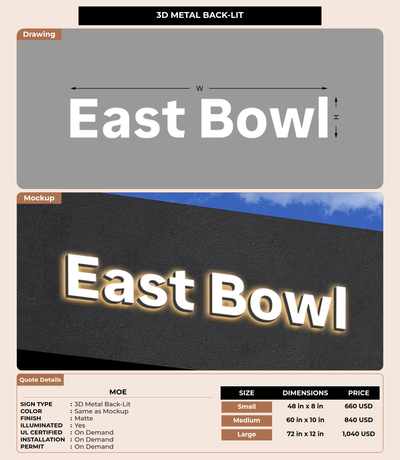 CUSTOM MOCKUP SIGN FOR Moe