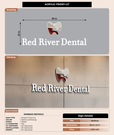 CUSTOM MOCKUP SIGN FOR hannah nichols