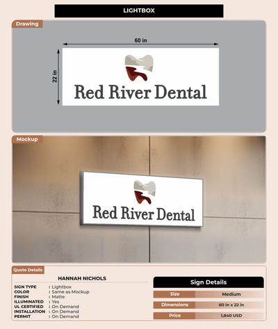 CUSTOM MOCKUP SIGN FOR hannah nichols