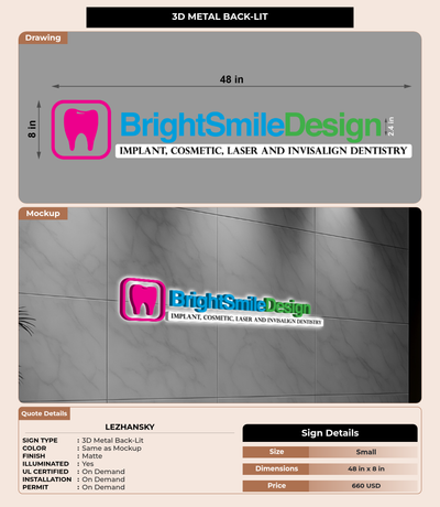 CUSTOM MOCKUP SIGN FOR Lezhansky