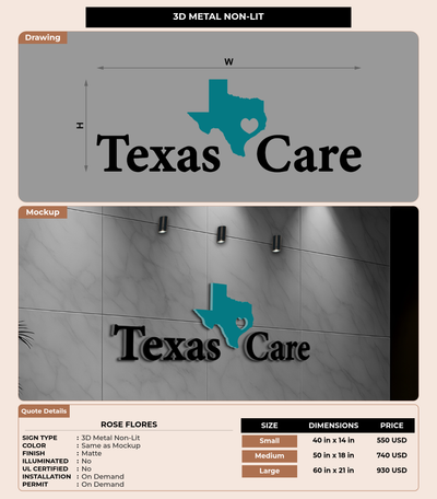 CUSTOM MOCKUP SIGN FOR Rose Flores