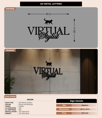 CUSTOM MOCKUP SIGN FOR Jason