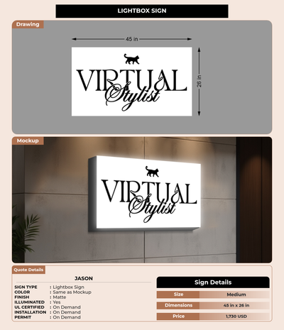 CUSTOM MOCKUP SIGN FOR Jason