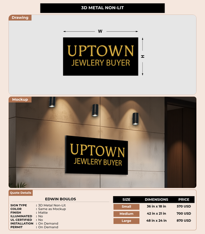 CUSTOM MOCKUP SIGN FOR Edwin Boulos