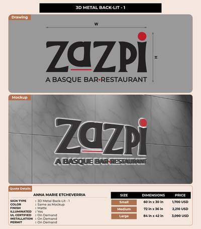 CUSTOM MOCKUP SIGN FOR anna marie etcheverria