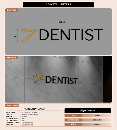 CUSTOM MOCKUP SIGN FOR Parisa Reyhanian