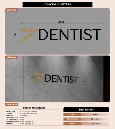 CUSTOM MOCKUP SIGN FOR Parisa Reyhanian
