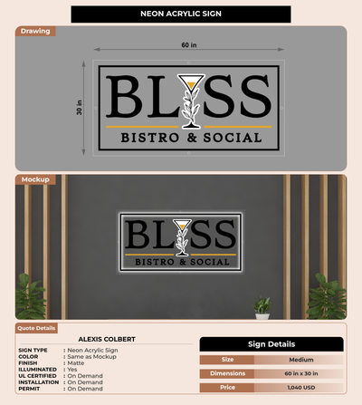 CUSTOM MOCKUP SIGN FOR Alexis Colbert