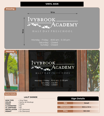 CUSTOM MOCKUP SIGN FOR Lalit Shinde
