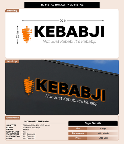 CUSTOM MOCKUP SIGN FOR Mohamed Shehata