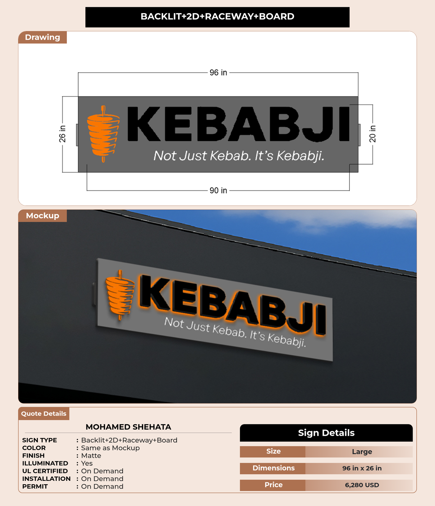 CUSTOM MOCKUP SIGN FOR Mohamed Shehata
