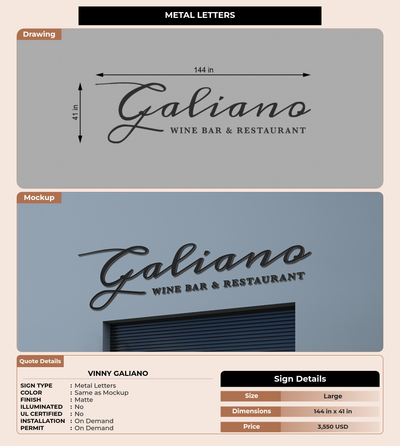 CUSTOM MOCKUP SIGN FOR Vinny Galiano