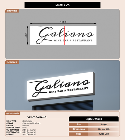 CUSTOM MOCKUP SIGN FOR Vinny Galiano