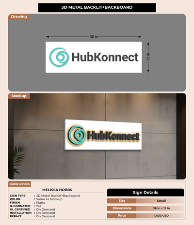 CUSTOM MOCKUP SIGN FOR Melissa Hobbs