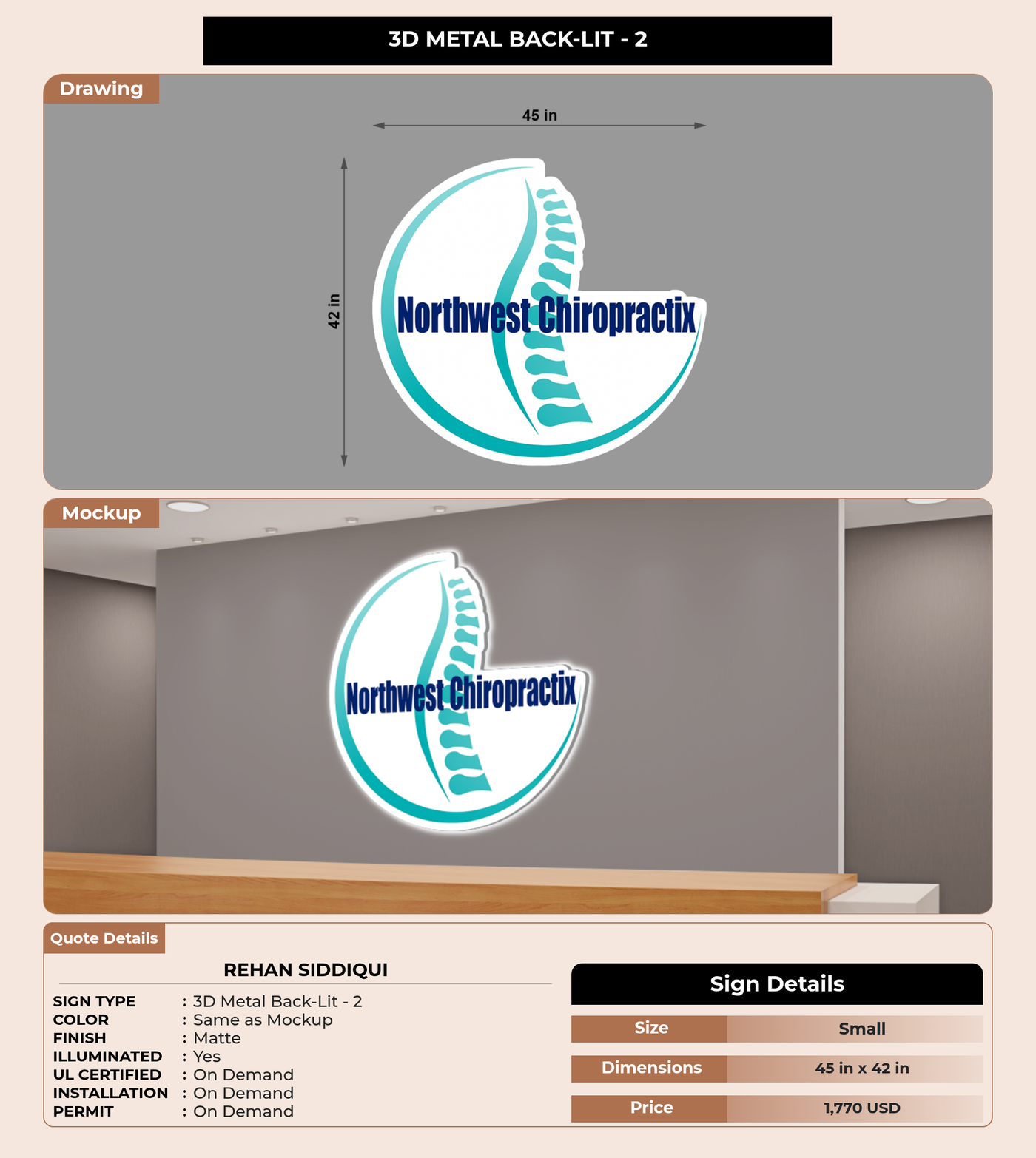 CUSTOM MOCKUP SIGN FOR Rehan Siddiqui