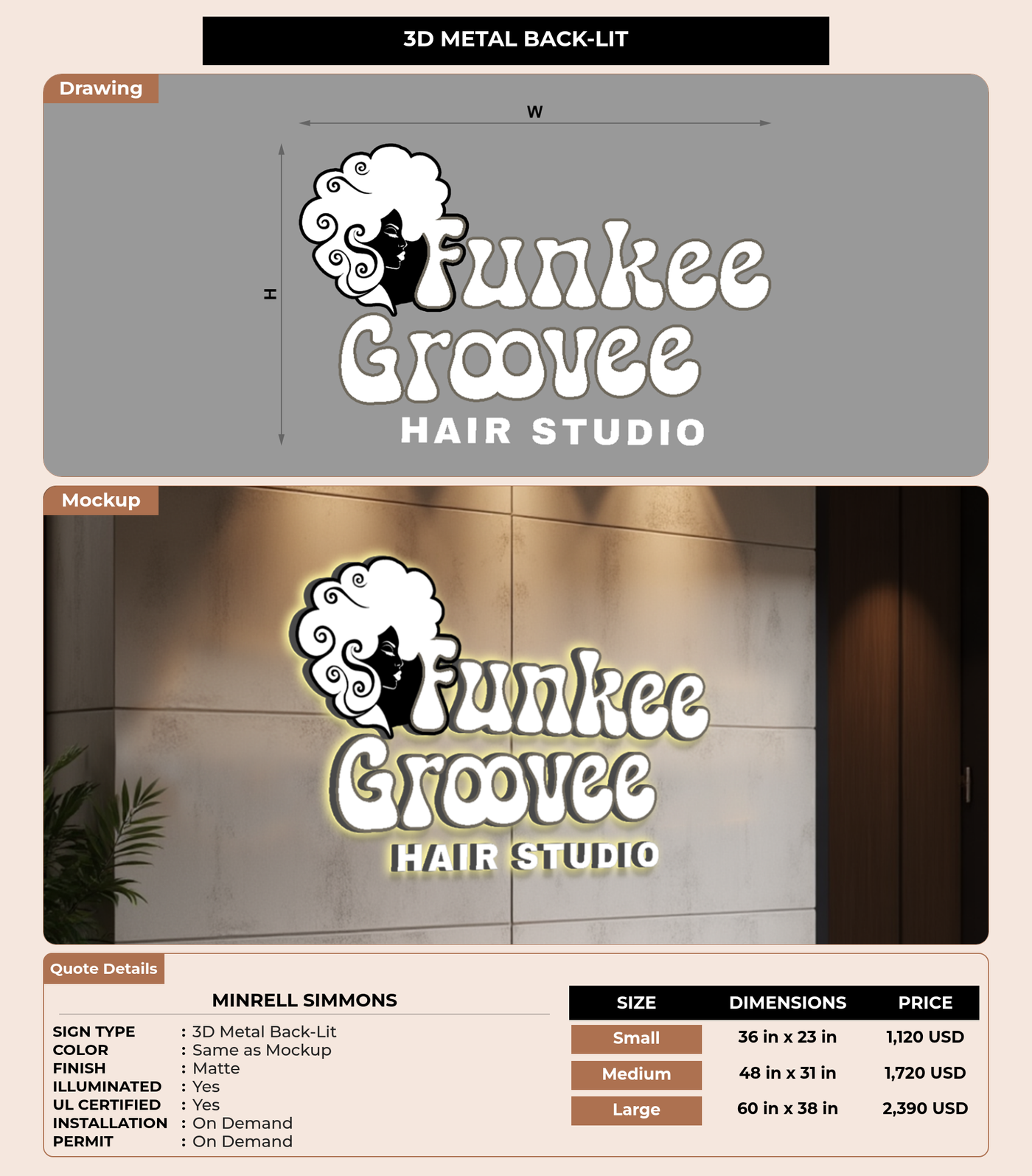 CUSTOM MOCKUP SIGN FOR Minrell Simmons