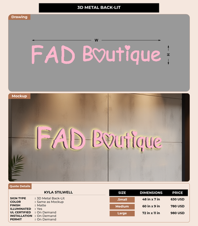 CUSTOM MOCKUP SIGN FOR Kyla Stilwell