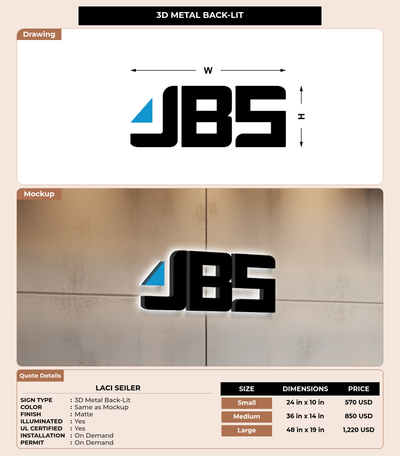 CUSTOM MOCKUP SIGN FOR Laci Seiler