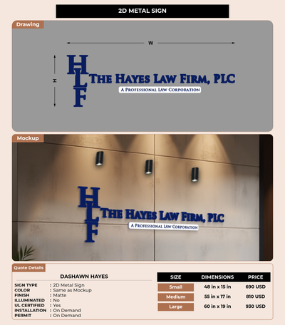 CUSTOM MOCKUP SIGN FOR DaShawn Hayes