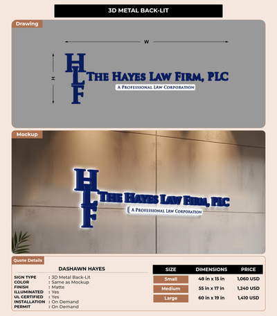 CUSTOM MOCKUP SIGN FOR DaShawn Hayes