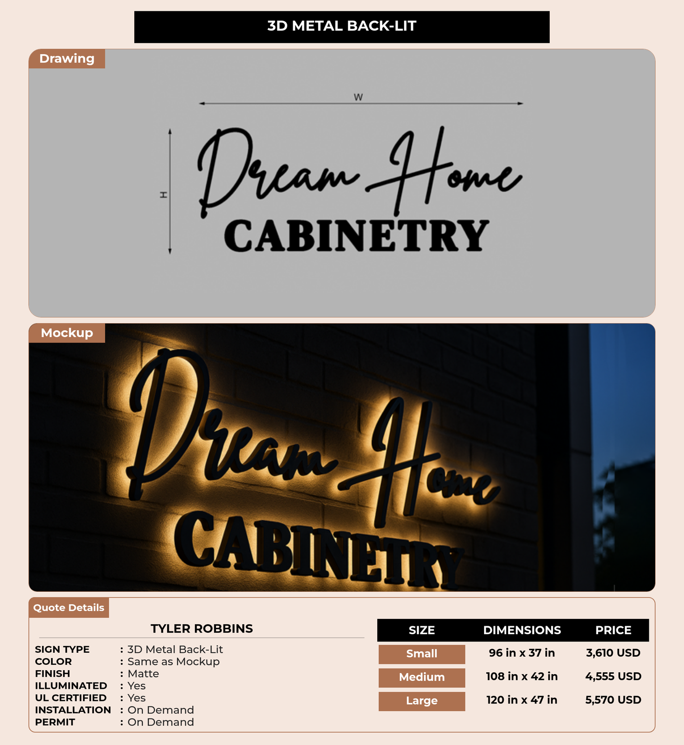 CUSTOM MOCKUP SIGN FOR Tyler Robbins