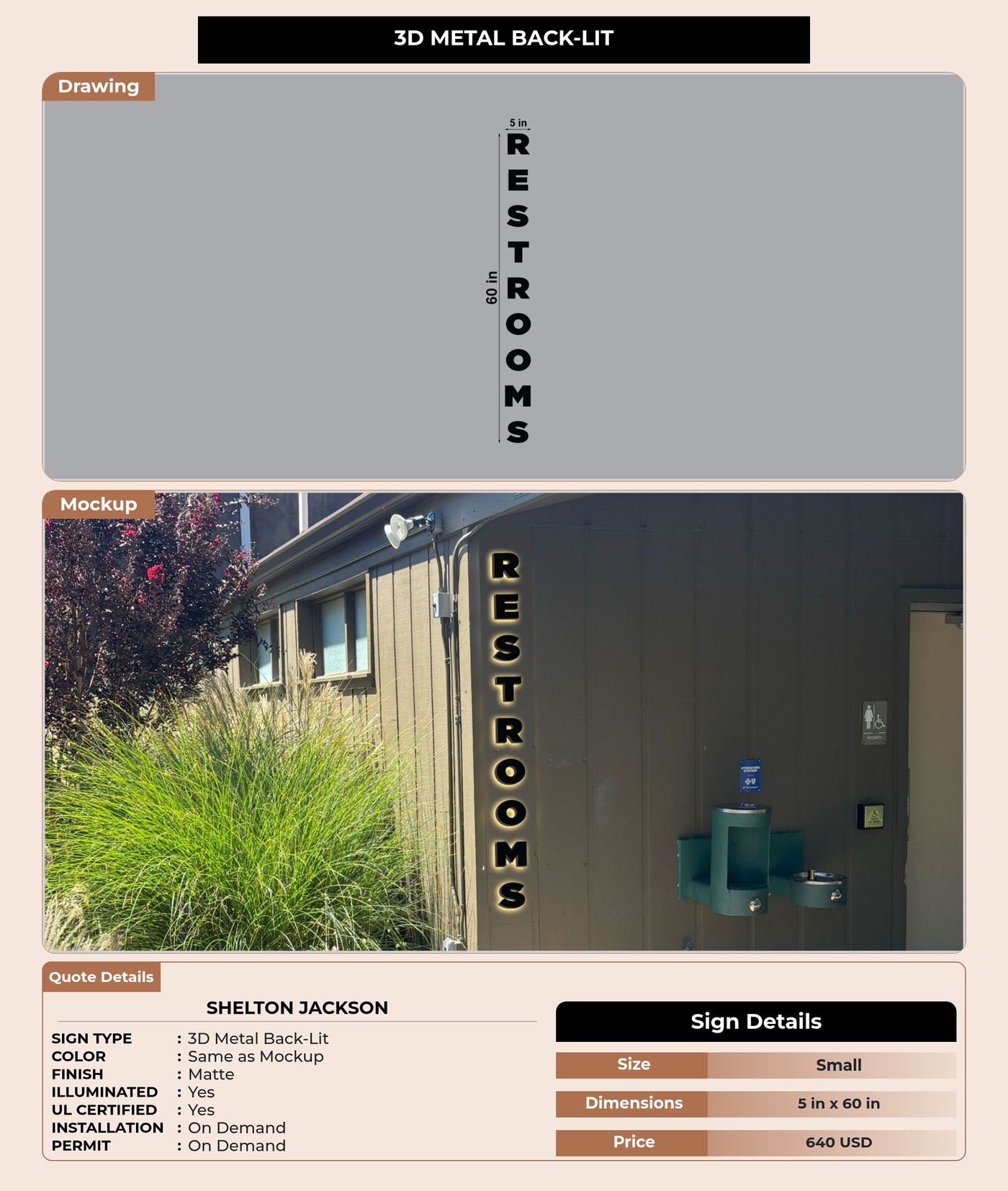 CUSTOM MOCKUP SIGN FOR Shelton Jackson
