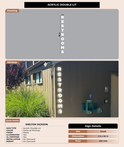 CUSTOM MOCKUP SIGN FOR Shelton Jackson