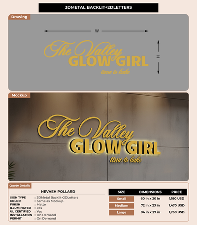 CUSTOM MOCKUP SIGN FOR Nevaeh pollard