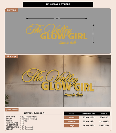 CUSTOM MOCKUP SIGN FOR Nevaeh pollard