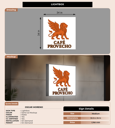 CUSTOM MOCKUP SIGN FOR oscar moreno