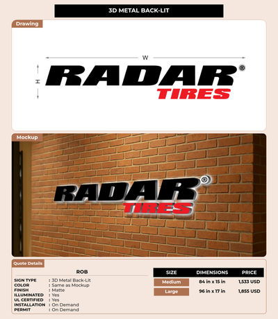 CUSTOM MOCKUP SIGN FOR Rob