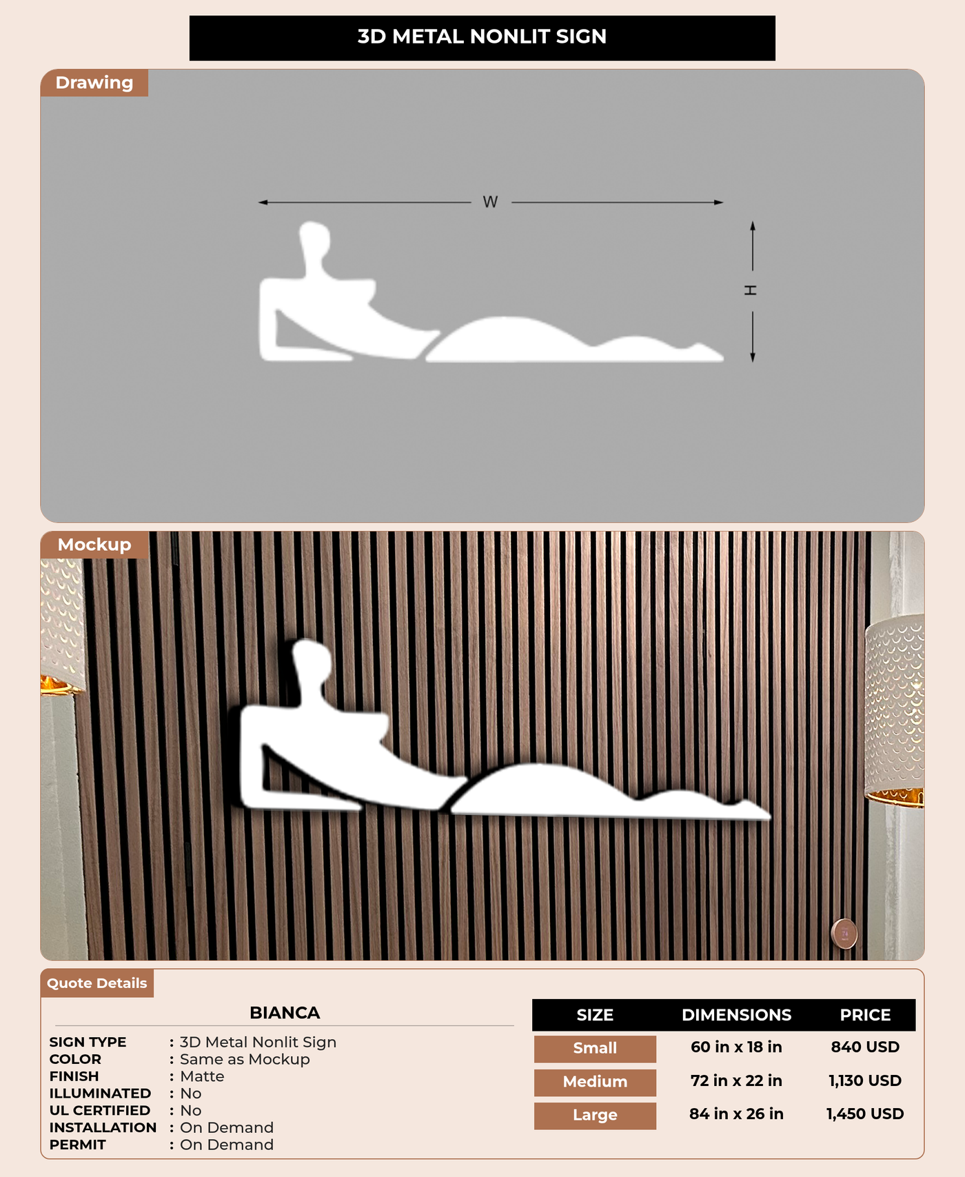 CUSTOM MOCKUP SIGN FOR Bianca