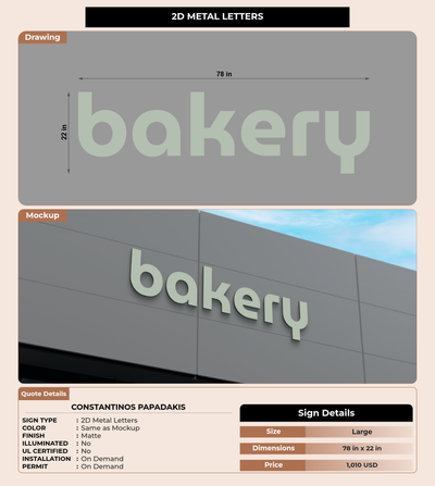 CUSTOM MOCKUP SIGN FOR Constantinos Papadakis