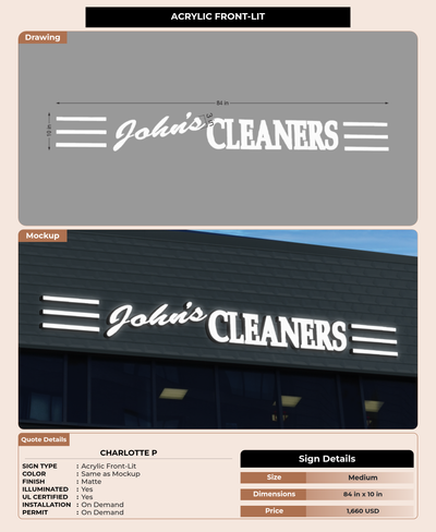 CUSTOM MOCKUP SIGN FOR Charlotte P