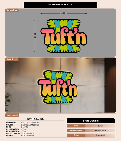 CUSTOM MOCKUP SIGN FOR Beth Graham