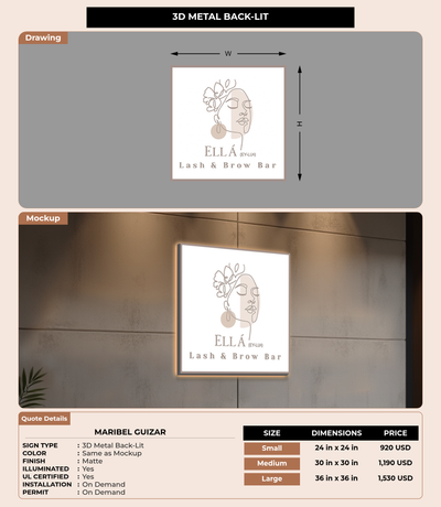 CUSTOM MOCKUP SIGN FOR Maribel Guizar