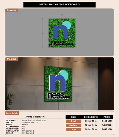 CUSTOM MOCKUP SIGN FOR Jamie Ginsburg