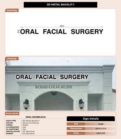 CUSTOM MOCKUP SIGN FOR Inna Skobeleva