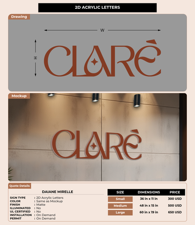 CUSTOM MOCKUP SIGN FOR Daiane Mirelle