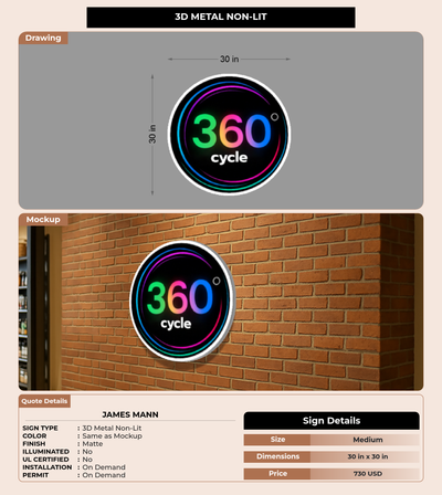 CUSTOM MOCKUP SIGN FOR James Mann